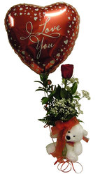 Single Rose Special from Ladybug's Flowers & Gifts, local florist in Tulsa
