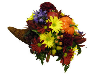 Floral Cornucopia  from Ladybug's Flowers & Gifts, local florist in Tulsa