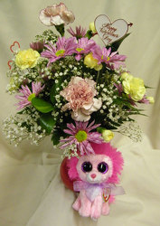 Colorful Valentine Lion from Ladybug's Flowers & Gifts, local florist in Tulsa
