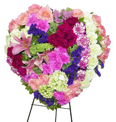 Heartful of Sympathy from Ladybug's Flowers & Gifts, local florist in Tulsa