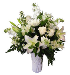 White Wonder from Ladybug's Flowers & Gifts, local florist in Tulsa